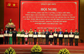 Điện Biên: Nhiều tập thể, cá nhân được tôn vinh, trao giải