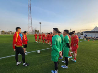 Ngày mai, ĐT U20 Việt Nam đấu giao hữu với U20 Saudi Arabi