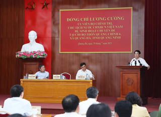 Chủ tịch nước Lương Cường dự sinh hoạt chuyên đề tại Quảng Ninh