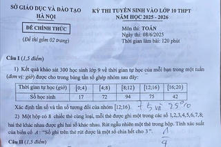 Đề thi môn Toán tuyển sinh vào lớp 10 tại Hà Nội năm 2025