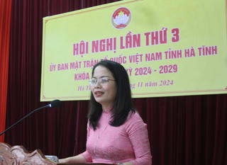 MTTQ tỉnh Hà Tĩnh có tân Phó Chủ tịch