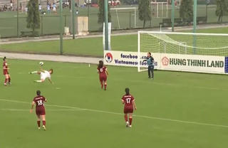 U17 nữ Việt Nam thắng 5-0 trước đội tuyển U17 nữ Palestine