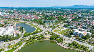 Việt Trì nhìn từ trên cao