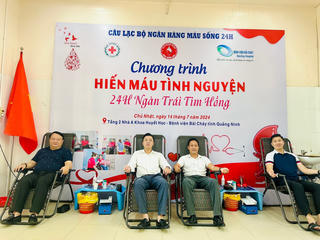 Quảng Ninh: Công ty Luật Hợp danh Gia Vũ tham gia hiến máu tình nguyện