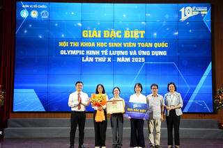 Chung khảo hội thi Olympic Kinh tế lượng và Ứng dụng năm 2025