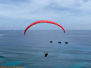 Quảng Ngãi: Huyện Lý Sơn khai mạc giải Vô địch dù lượn Quốc gia lần thứ 2