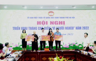 Hà Nội: Kêu gọi các tổ chức, cá nhân ủng hộ Quỹ 'Vì người nghèo'