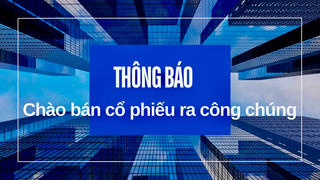 Thông báo chào bán cổ phiếu CTCP Sông Đà 11 do Tổng Công ty Sông Đà - CTCP sở hữu ra công chúng