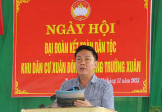 Quảng Nam: Ngày hội Đại đoàn kết toàn dân tộc ở KDC Xuân Đông