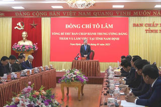 Tổng Bí thư Tô Lâm: Thống nhất hành động, không để nghị quyết chỉ nằm trên giấy