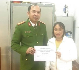 Trả lại hơn 90 triệu đồng cho người phụ nữ ở Hàn Quốc chuyển nhầm