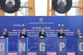 Chủ tịch nước dự lễ khánh thành 2 bến cảng container quốc tế tại Hải Phòng