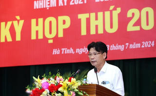 Giám đốc Sở Xây dựng Hà Tĩnh: Sẽ trả lời ngắn gọn và mong nhận được nhiều câu hỏi chất vấn