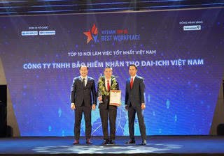  Dai-ichi Life Việt Nam được vinh danh trong Top 4 nơi làm việc tốt nhất Việt Nam – Ngành Bảo hiểm
