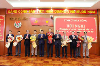 Đắk Nông hoàn thành sắp xếp tổ chức bộ máy