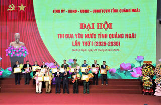 Quảng Ngãi: Phong trào thi đua yêu nước tạo động lực phát triển bền vững