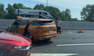 Tai nạn liên hoàn trên cao tốc Hà Nội - Hải Phòng