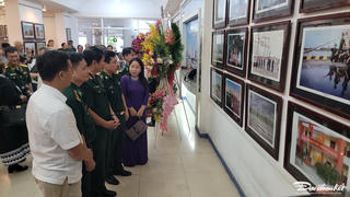 Khai mạc triển lãm ảnh 'Tự hào Bộ đội Biên phòng TP Hồ Chí Minh'