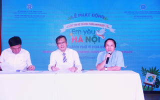 Cuộc thi vẽ tranh thiếu nhi quốc tế 'Em yêu Hà Nội - Thành phố vì hòa bình'