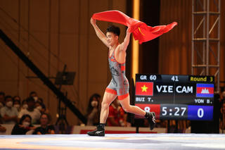 Lịch thi đấu SEA Games 32 ngày 15/5: Đội tuyển vật Việt Nam quyết giành HCV