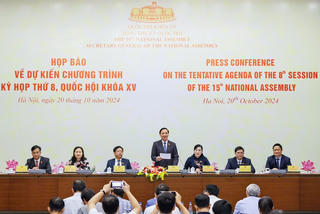 Hôm nay (21/10), khai mạc Kỳ họp thứ 8, Quốc hội khóa XV