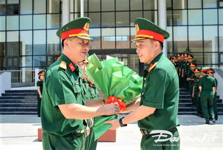 Cán bộ, chiến sĩ Bộ CHQS tỉnh Quảng Nam nhận nhiệm vụ mới tại TP Đà Nẵng