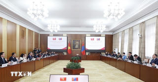 Việt Nam-Mông Cổ ra Tuyên bố chung về thiết lập quan hệ Đối tác Toàn diện