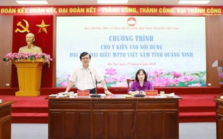 Rà soát, lựa chọn cá nhân tiêu biểu cho công tác Mặt trận