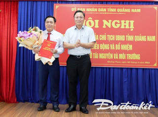 Chủ tịch UBND TP Tam Kỳ làm Giám đốc Sở Tài nguyên và Môi trường