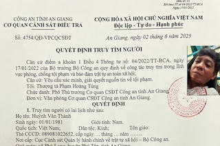 An Giang: Truy tìm người bị tố chiếm đoạt hơn 1,3 tỷ đồng tiền thu mua lúa của nông dân