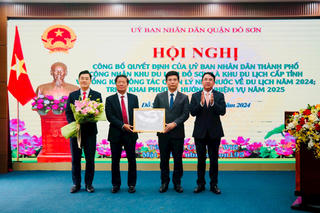 Khu du lịch Đồ Sơn được Hải Phòng công nhận là Khu du lịch cấp tỉnh