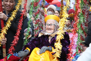 Quảng Ninh: Độc đáo lễ rước “cụ Thượng” tại lễ hội Tiên Công