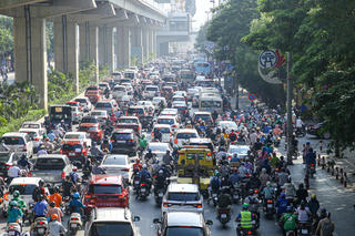 Hà Nội: Xe máy, xe buýt sắp có làn đường dành riêng trên đường Nguyễn Trãi