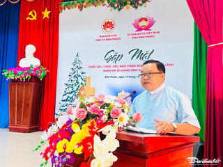 Bình Phước: Gặp mặt các chức sắc tôn giáo nhân dịp Lễ Giáng sinh 2023