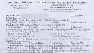 Giáo viên: Sẽ có nhiều điểm 8 trở lên với đề Lịch sử thi tốt nghiệp THPT 2022