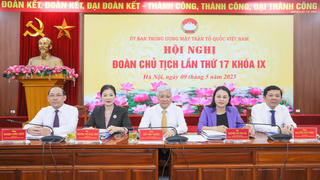 Khai mạc Hội nghị Đoàn Chủ tịch UBTƯ MTTQ Việt Nam lần thứ 17, khoá IX
