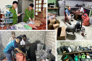 Xây hầm để sản xuất pháo trái phép