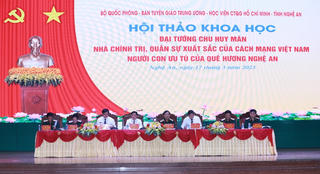Đại tướng Chu Huy Mân - nhà chính trị, quân sự xuất sắc