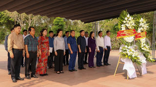 Phó Chủ tịch nước Võ Thị Ánh Xuân, Phó Thủ tướng Trần Hồng Hà tri ân Anh hùng liệt sĩ tại Quảng Trị