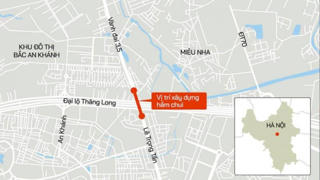 Hơn 2.300 tỷ làm hầm chui tại nút giao Vành đai 3,5 với đại lộ Thăng Long
