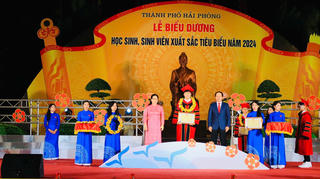 Hải Phòng: Dành gần 1,4 tỷ đồng biểu dương học sinh, sinh viên xuất sắc, tiêu biểu năm 2024