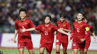 SEA Games 32: Tuyển nữ Việt Nam thắng 4-0 trước Campuchia
