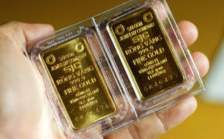 Giá vàng miếng chiều 16/4 đồng loạt giảm