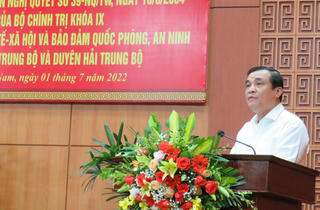 Quảng Nam: Hội nghị Tổng kết thực hiện Nghị quyết số 39 của Bộ Chính trị