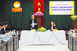 Đà Nẵng: Hội thảo lấy ý kiến góp ý dự thảo Luật đất đai (sửa đổi)