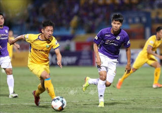 V-League: Đội tuyển Hà Nội sẽ đối đầu SLNA trên sân Hàng Đẫy