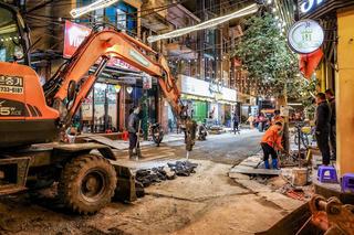Hà Nội: Gấp rút chỉnh trang Khu phố ẩm thực đêm Đảo Ngọc – Ngũ Xã