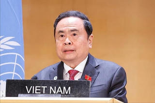Chủ tịch Quốc hội Trần Thanh Mẫn phát biểu tại Phiên thảo luận chung