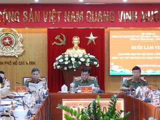 Công an TP Hồ Chí Minh, Bình Dương và Bà Rịa - Vũng Tàu bàn công tác sáp nhập