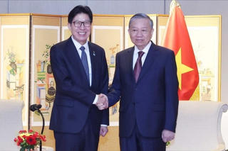 Tổng Bí thư Tô Lâm tiếp Thị trưởng thành phố Busan